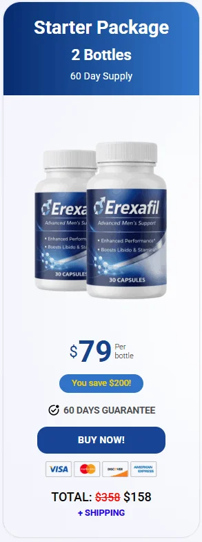 erexafil sexual wellness supplement